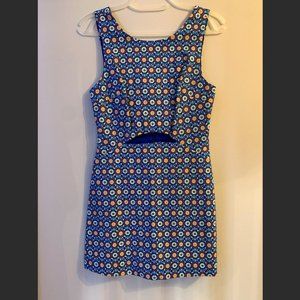 Floral Front Cut-Out Romper